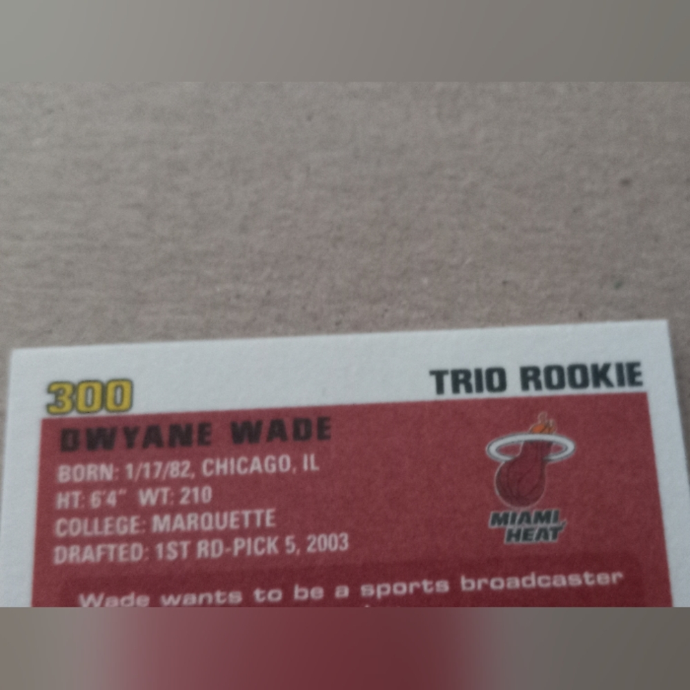Lebron Trio Rookie Anthony/Wade - Picture 6 of 7